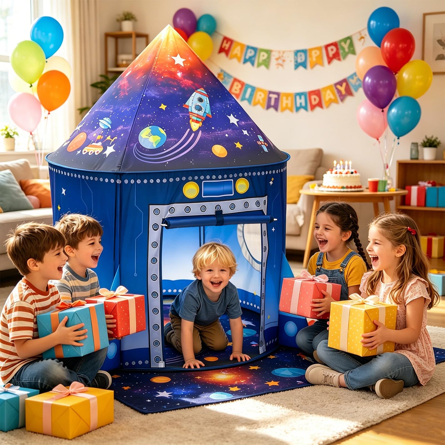 WillingHeart Play Tent for Kids Pretend Playhouse Indoor Outdoor Games