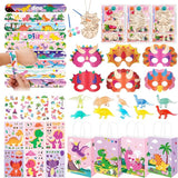 96Pcs Pink Dinosaur Party Favors Dino Themed Party Birthday