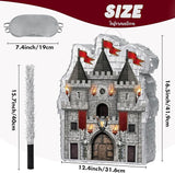 WERNNSAI Medieval Castle Piñata - Medieval Piñata with Blindfold and