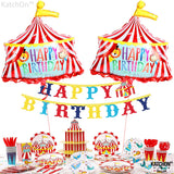 Katchon, Circus Tent Carnival Balloons - Gaint 30 Inch, Pack of 2 |