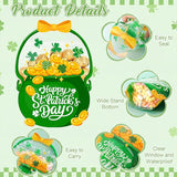 50 Pcs St Patrick's Day Gift Bags Green Cauldron Plastic Pouches