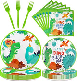96 Pcs Dinosaur Party Supplies Dinosaur Theme Birthday Party