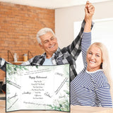 Retirement Decorations Watercolor Leaf Retirement Signature Book