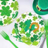100 Pcs St Patrick's Day Tableware Party Supplies Disposable