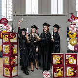 Graduation Decorations Class of 2026 - Maroon and Gold Graduation
