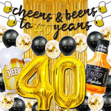 40th Birthday Decorations for Men 40 Birthday Decorations with 40