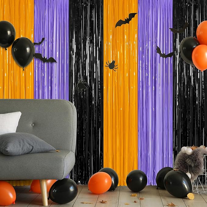 8 Pack Halloween Decorations Indoor, 3.28 FT x 7.05 FT Party