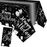 Tudomro 1 Pcs Happy Birthday Tablecloths Happy Birthday Party