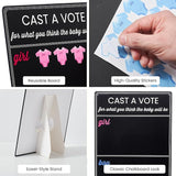 Gender Reveal Voting Board Game Set with 144 Stickers Cast Your Vote