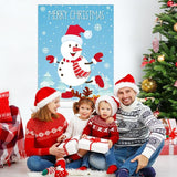 ASTARON Pin The Snowman Nose Christmas Pin The Tail Party Games