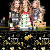 Tudomro 3 Pcs Happy Birthday Tablecloths Happy Birthday Party #3
