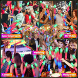 OLUPP 70 PCS LED Foam Glow Sticks Bulk, Glow in the Dark Party