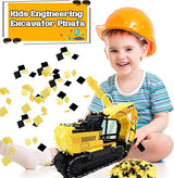15.7 x 10.6 x 3.1 Inch Construction Excavator Pinata Truck Pinata