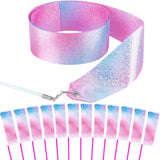 HiUnicorn 20PCS Sparkling Dance Ribbon for Kids Girls Princess Mermaid