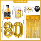 80th Birthday Decorations Cheers to 80 Years Party Decorations for