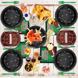 96 PCS Football Party Tableware Sets Touch Down Themed Sports