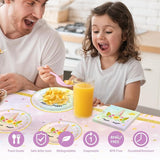 120PCS Unicorn Party Supplies Set Serves 30 Guests Including Unicorn
