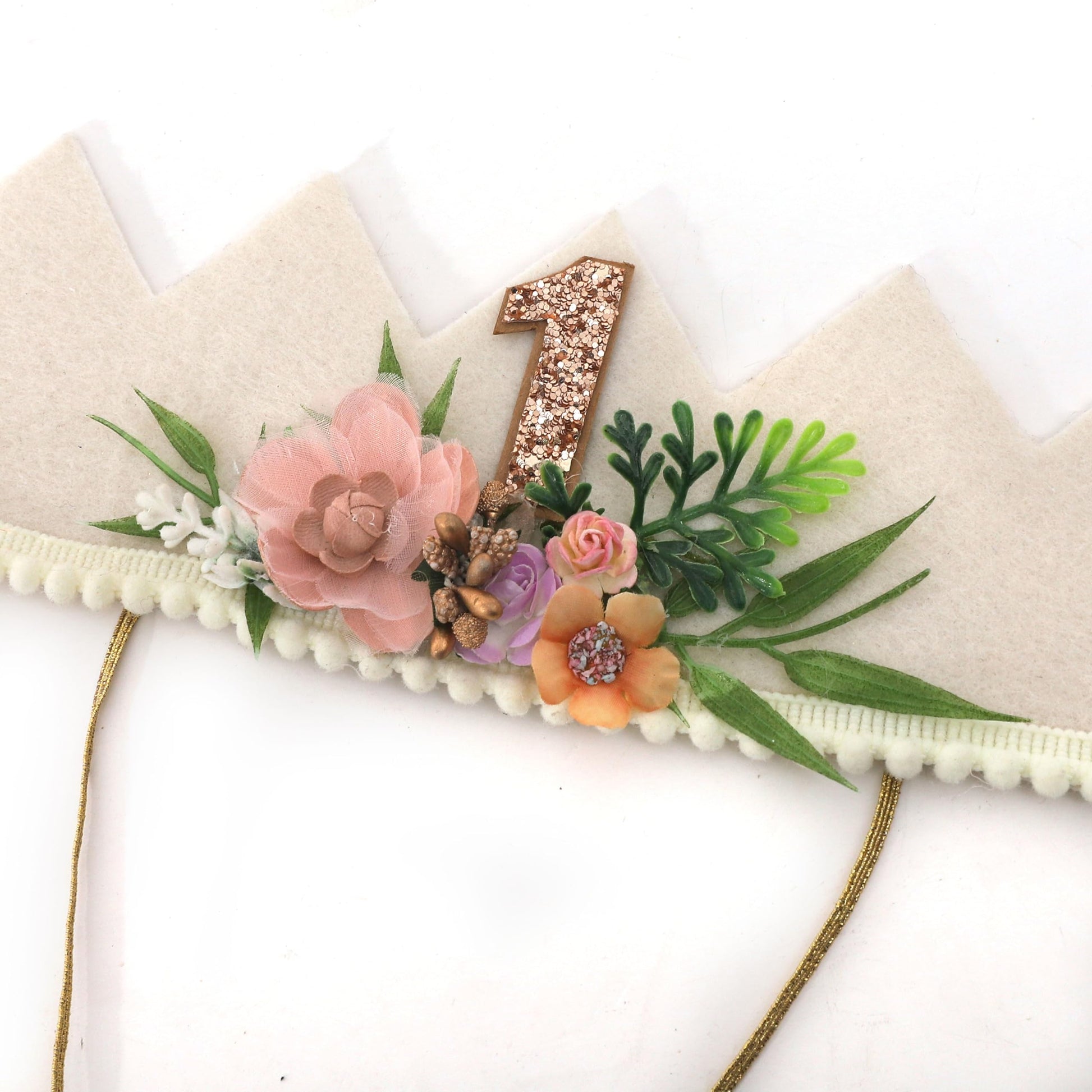 MADENG Floral Greens 1st Birthday Outfit - Bohemian Woodland Camping