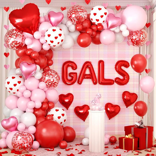Galentines Day Balloon Arch Kit Galentines Day Party Decorations