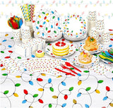 452 Pcs Christmas Party Decorations for 50 Guests Colorful Christmas