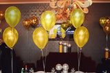 Pack of 100 Gold Birthday or Bachelorette Party Balloons with