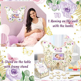 63 Pcs Butterfly Baby Shower Guest Book Alternatives Set Baby Shower