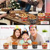 50Pcs Movie Night Party Supplies 9oz Movie Night Snack Ice Cream