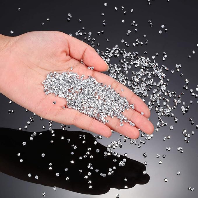 10000 Clear Wedding Table Scatter Confetti Crystals Acrylic Diamonds #