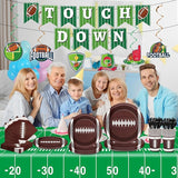 184pcs Football Party Supplies Decorations Set Serves 25 Includes