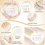 194 Pcs Boho Baby Shower Decorations Boho Floral Baby Shower Paper