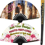 SeeWeLove Decorative Folding Fans Personalized Fans Custom Fan