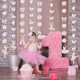 Daifunli 8 Pcs Ballerina Party Decorations Ballet Dancer Birthday
