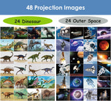 Pup Go 2-Pack Dinosaur & Outer Space Torch and Projector for Kids Ages