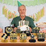 90th Birthday Decorations, 9PCS 90th Birthday Party Table Decorations