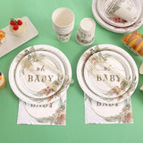 168 Pcs Boho Its A Girl Baby Shower Decorations, Boho Baby Shower