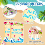 Eccliy 30 Pcs Hawaiian Party Favor Bags Animation Cartoon Birthday