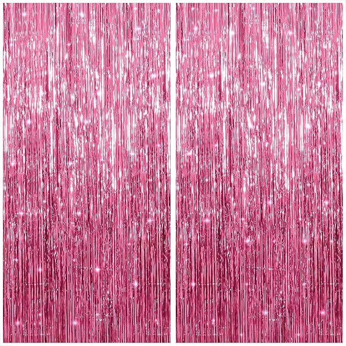 KatchOn, Pink Streamers for Party Decorations - XtraLarge 3.2x8 Feet,