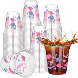 50 Pcs Girl Dinosaur Birthday Party Decorations Cups 12 oz Dinosaur