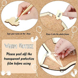 63 Pcs Bodysuit Baby Shower Guest Book Alternatives Set Baby Shower
