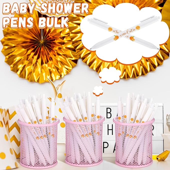 Ireer 36 Pcs A Little Cutie Baby Shower Pens Gifts Bulk Party Favors