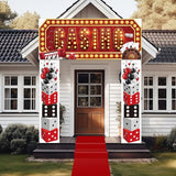 4 Pcs Casino Night Entryway Party Banner Decorations Casino Night
