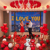 Valentines Day Balloons Decorations I Love You Balloons and Heart