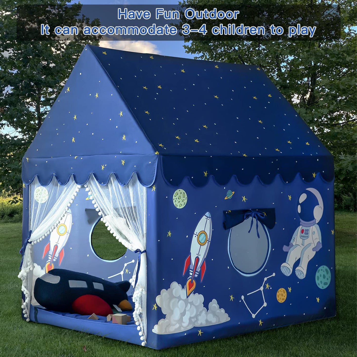 Kids Play Tent Playhouse Indoor Tent for Kids Boys Toddler, Large