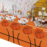 98 Pieces Basketball Party Decorations Basketball Tableware Set