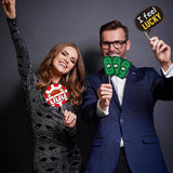 Casino Photo Booth Props Tumwisk 24PCS Casino Theme Party