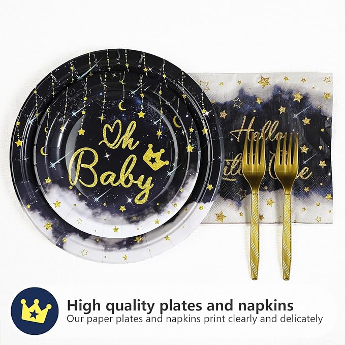 Twinkle Twinkle Little Star Decorations 96Pcs Gender Reveal Party