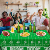 QZYL Football Party Decorations - 2PCS Touchdown Tablecloths,