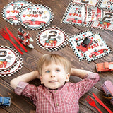 Two Fast Birthday Party Supplies 142pcs Race Car 2nd Birthday