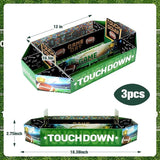 Football Party Supplies Kit 3 Pcs Large Football Paper Food Plates