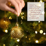 Valery Madelyn Christmas Tree Decorations Ornament Set, 50ct 2 Inches